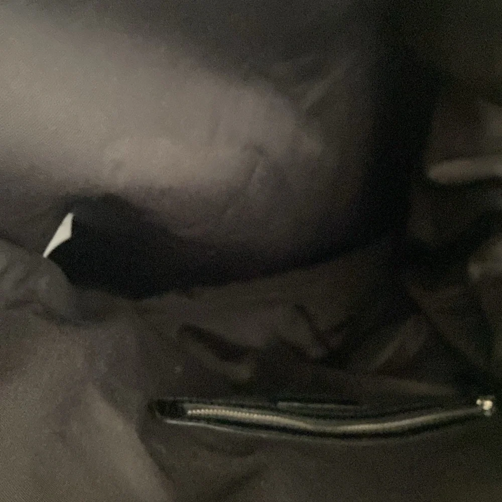 Zara Vegan Leather Black Croc Tote Bag New - Picture 9 of 11